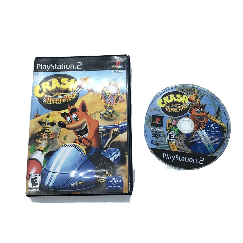 Crash Nitro Kart (Sony PlayStation 2, 2003) PS2 Black Label Bandicoot‎